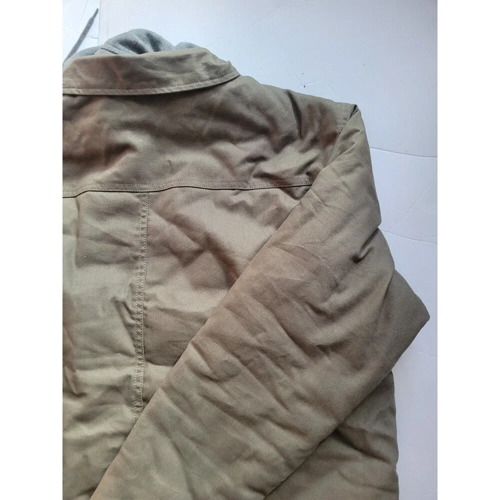Wrangler Green/Grey Hooded Jacket – Size XL